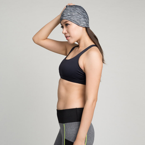 Grey Yoga Crossfit Headband